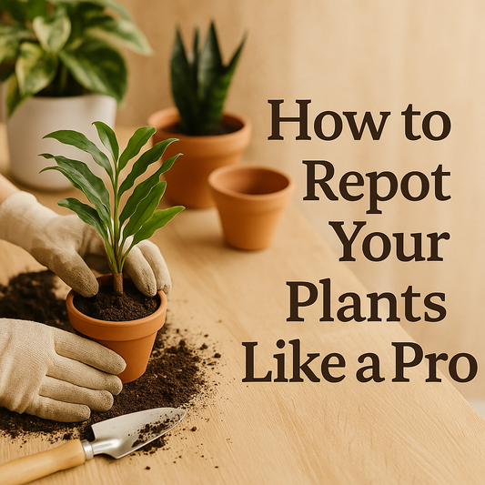 How to Repot Your Plants Like a Pro