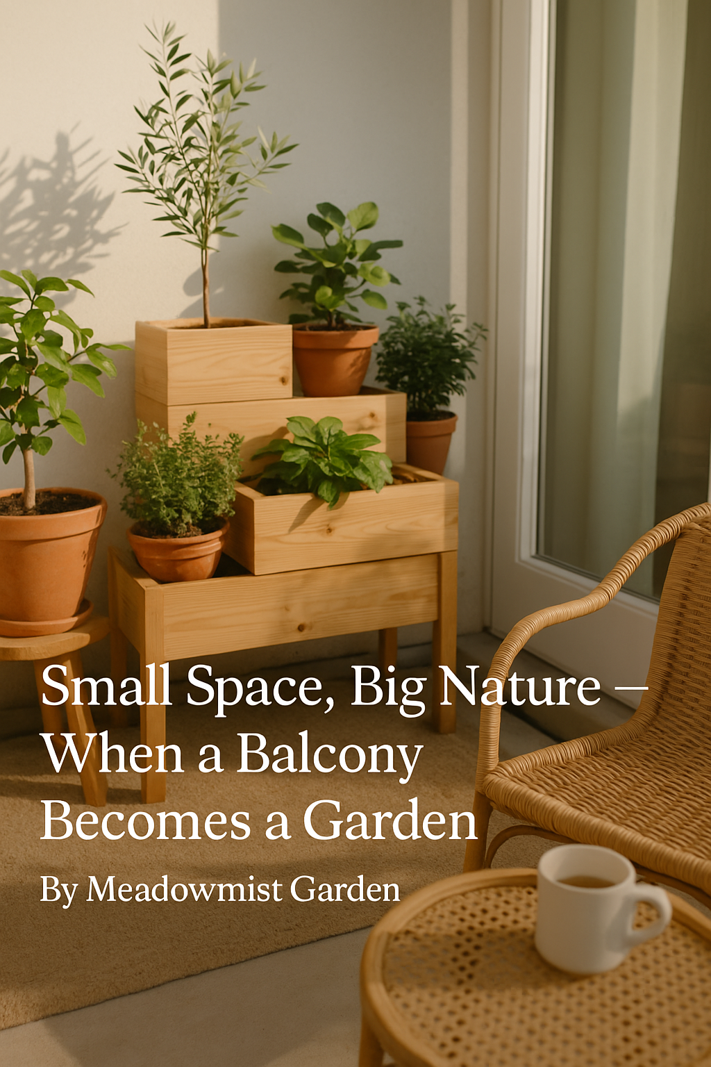 π± Small Space, Big Nature β When a Balcony Becomes a Garden