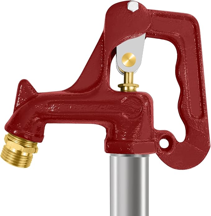 Frost Proof Yard Hydrant Frost Free Outdoor Faucet Freeze Proof Hydrant for Yard Garden Farm Pasture Irrigation,3/4" Water Faucet Pipe Connection,3.25ft Total Length 1’ Bury Depth No Lead