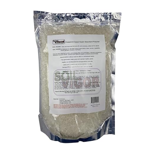 Potassium Polyacrylate Super Absorbent Polymer 20 Pounds