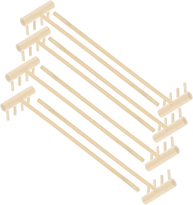 EXCEART 80 Pcs Mini Rake Meditating Sand Zen Hand Decor Zen Garden Accessories Mini Zen Sand Rakes Zen Garden Tools Mini Sand Rake Mini Desktop Rake Wood Child Bamboo Adjustable Toolkit