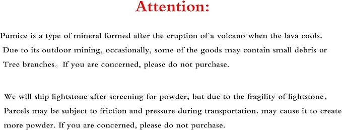 Voulosimi Garden Pumice Rock Horticultural Cactus Bonsai Succulent Soil Additive for Plants, Landscaping, Vase Fillers (3/8 inch, 6 LB)