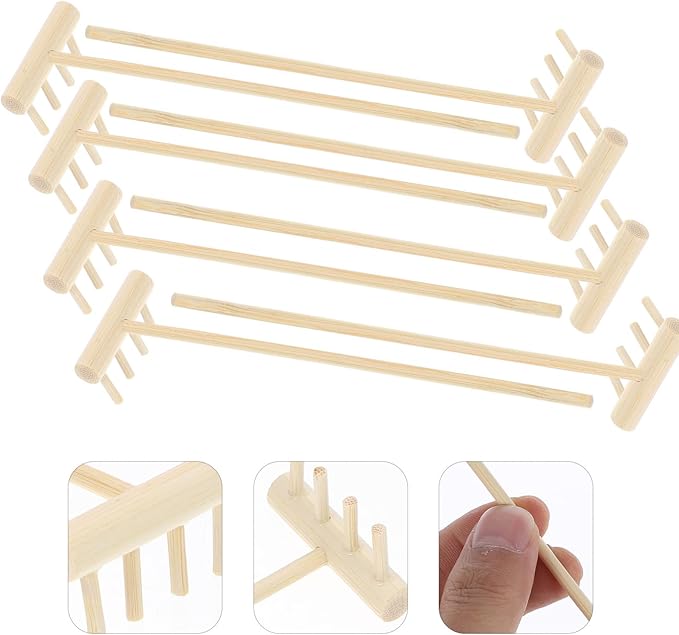 EXCEART 80 Pcs Mini Rake Meditating Sand Zen Hand Decor Zen Garden Accessories Mini Zen Sand Rakes Zen Garden Tools Mini Sand Rake Mini Desktop Rake Wood Child Bamboo Adjustable Toolkit