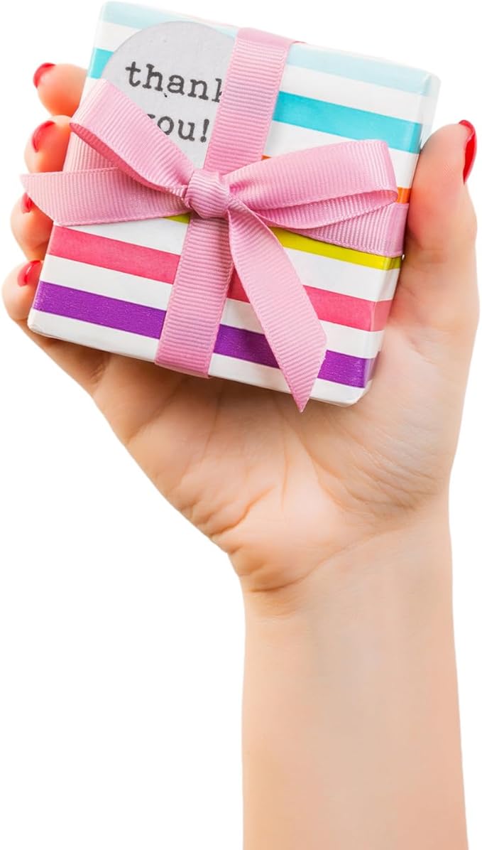 20pcs Thank You Tags Seed Paper – Plantable Wildflower Packets for Weddings, Gifts, & Life Events (20 Round Assorted)