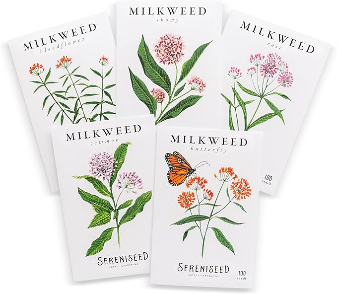 Sereniseed Milkweed Seed Collection (5-Pack)