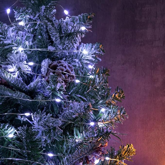 Fairy Lights Plug in,660FT 2000 LEDs Waterproof Led String Lights,Twinkle Light with 8 Modes Remote for Outdoor Indoor Christmas Wedding Birthday Garden Party Decorations,Cool White