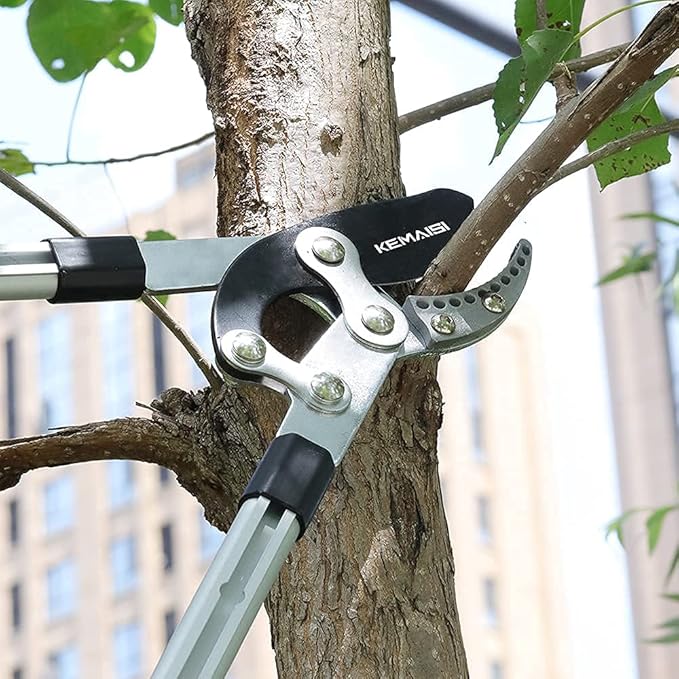 Extendable Anvil Loppers, 27-41'' Telescopic Loppers and Pruners Heavy Duty, 2-Inch Cut Capacity Tree Pruner, With Compound Action, Yard Tools Tree Trimmer, Hand Branch Cutter.
