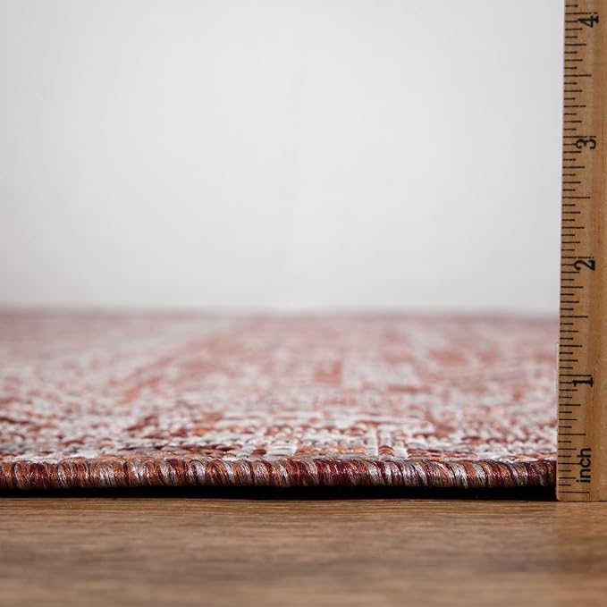 Keen Home Design Terrace Outdoor Area Rug - 9x12 Washable Indoor/Outdoor Rug for Patio, Kitchen, Balcony, Beach, Garden, Deck and Porch, Size: 8'10"x12'