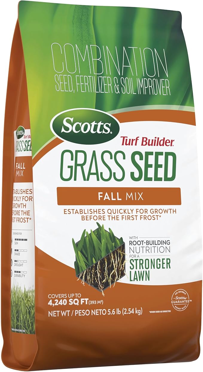 Scotts Turf Builder Grass Seed Fall Mix, 5.6 lbs.