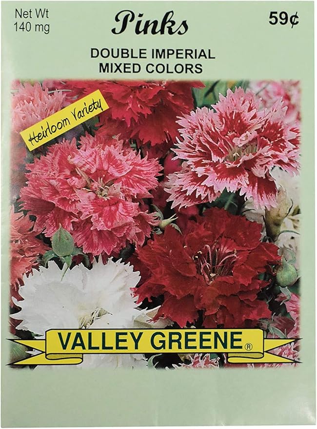 Set of Flower Seed Packets! Flower Seeds in Bulk - Great for Creating The Garden of Your Dreams! (200, Pinks - Double Imperial)