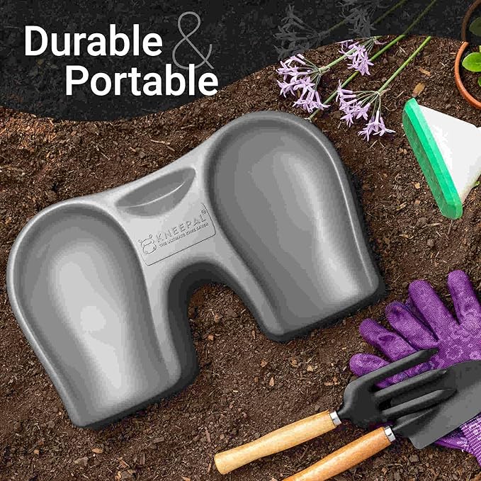 Extra Thick Garden Kneeler Pad for Gardening Baby Bath Kneeling Cushion Heavy Duty Multifunctional Knee Safety Memory Foam Mat for Mechanic Work and Any Household DIY Chores - Lt. Grey