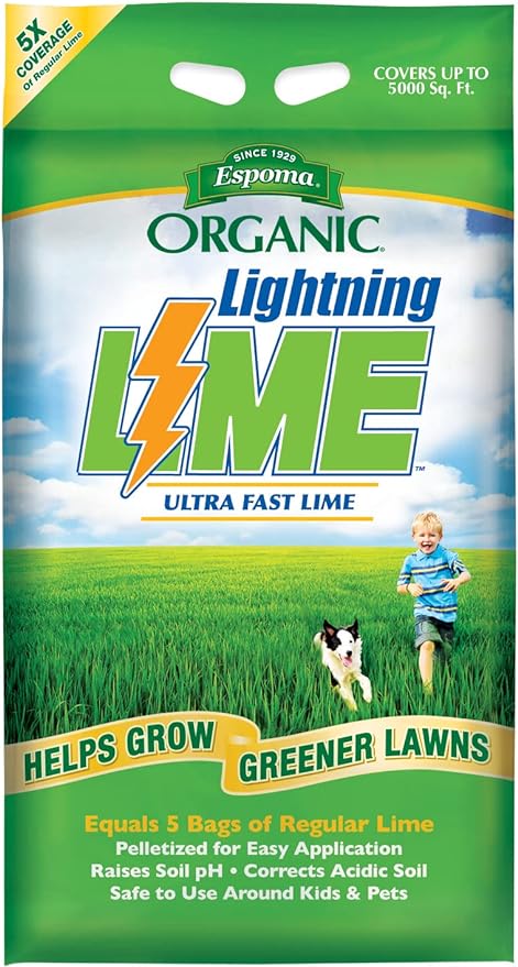 Espoma LL30 Organic Lightning Lime Fertilizer, 30 lb