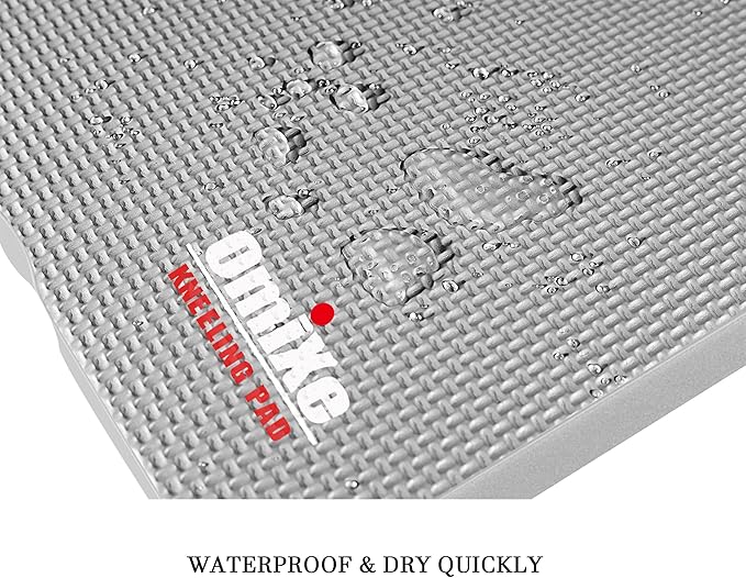 Extra Thick Kneeling Pad Comfy Foam Kneeler Mat Garden Knee Pad Cushion for Gardening Planting Yard Work Prayer Yoga Mechanic Exercise Workout Baby Bath 18 x 11 x 1.5 Inch Large Grey 2 Pack