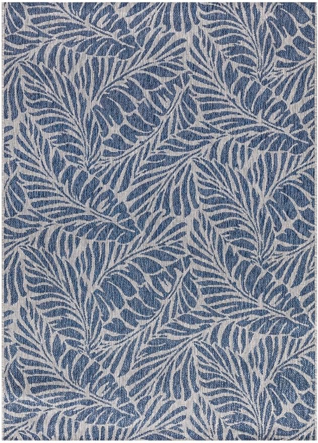 Keen Home Design Terrace Outdoor Area Rug - 8x10 Washable Indoor/Outdoor Rug for Patio, Kitchen, Balcony, Beach, Garden, Deck and Porch, Size: 7'7"x10'