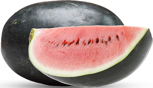 50 Black Diamond Watermelon Seeds for Planting - Heirloom Non-GMO Fruit Seeds for Planting - Grows Big Giant Watermelons Averaging 30-50 lbs