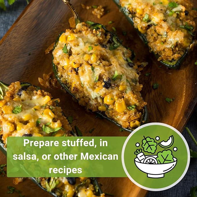 Sow Right Seeds - Poblano Pepper Seeds for Planting - Non-GMO Heirloom Packet with Instructions to Plant a Home Vegetable Garden - Hot Ancho Chile Variety to Grow, Spicy and Abundant (3)