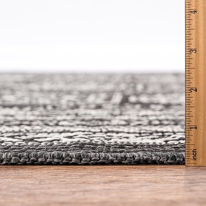 Keen Home Design Terrace Outdoor Runner Rug - 2x8 Washable Indoor/Outdoor Rug for Patio, Kitchen, Balcony, Beach, Garden, Deck and Porch, Size: 2'2"x7'7"