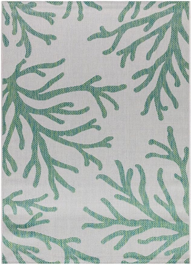 Keen Home Design Terrace Outdoor Area Rug - 12x15 Washable Indoor/Outdoor Rug for Patio, Kitchen, Balcony, Beach, Garden, Deck and Porch, Size: 12'x15'