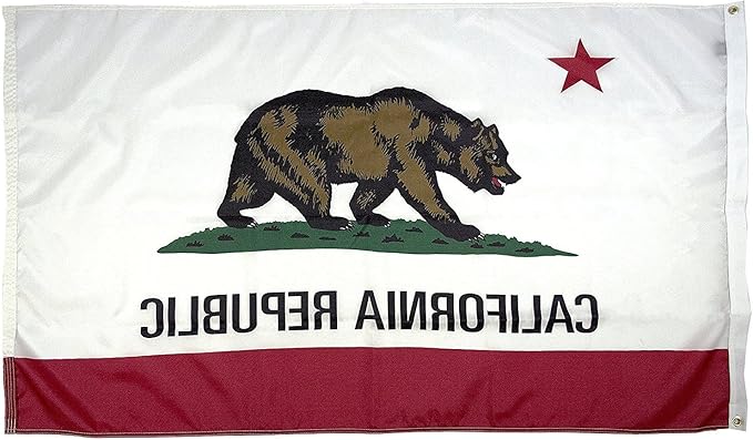 FlagSource California Nylon State Flag, Made in the USA, 3x5'