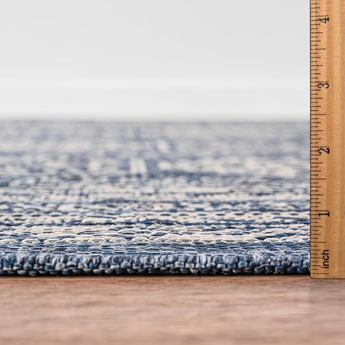 Keen Home Design Terrace Outdoor Area Rug - 5x8 Washable Indoor/Outdoor Rug for Patio, Kitchen, Balcony, Beach, Garden, Deck and Porch, Size: 5'3"x7'7"