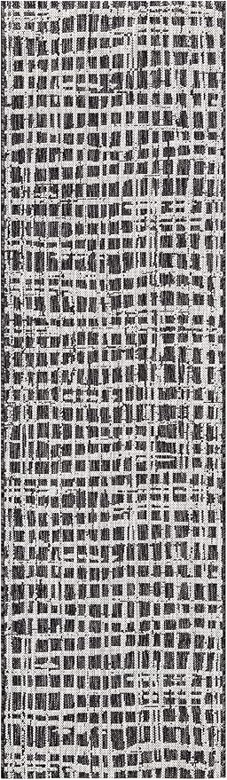 Keen Home Design Outdoor Runner Rug - 2x10 Washable Indoor/Outdoor Rug for Patio, Balcony, Kitchen, Garden, Beach, Deck and Porch. Size: 2'2" x 9'11"