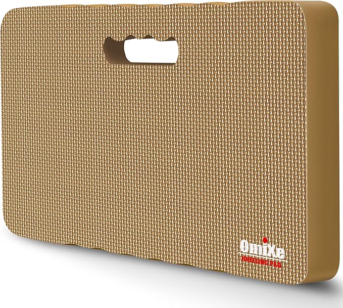 Extra Thick Kneeling Pad Comfy Foam Kneeler Mat Garden Knee Pad Cushion for Gardening Planting Yard Work Prayer Yoga Mechanic Exercise Workout Baby Bath 18 x 11 x 1.5 Inch Large Beige 1 Pack