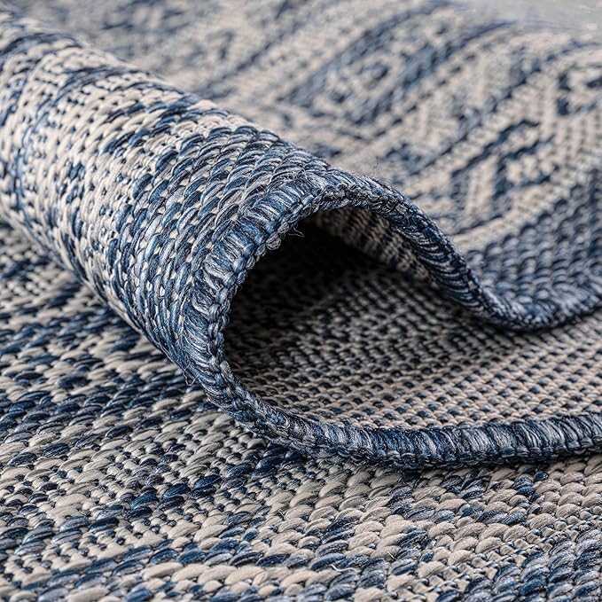 Keen Home Design Terrace Outdoor Throw Rug - 3x5 Washable Indoor/Outdoor Rug for Patio, Kitchen, Balcony, Beach, Garden, Deck and Porch, Size: 3'x5'