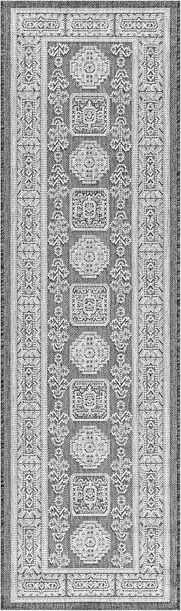 Keen Home Design Terrace Outdoor Runner Rug - 2x6 Washable Indoor/Outdoor Rug for Patio, Kitchen, Balcony, Beach, Garden, Deck and Porch, Size: 2'2"x5'7"