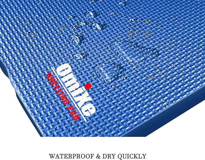 Extra Thick Kneeling Pad Comfy Foam Kneeler Mat Garden Knee Pad Cushion for Gardening Planting Yard Work Prayer Yoga Mechanic Exercise Workout Baby Bath 18 x 11 x 1.5 Inch Large Blue 1 Pack