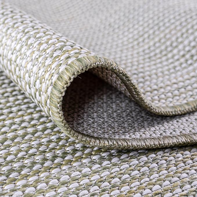 Keen Home Design Terrace Outdoor Area Rug - 8x10 Washable Indoor/Outdoor Rug for Patio, Kitchen, Balcony, Beach, Garden, Deck and Porch, Size: 7'7"x10'