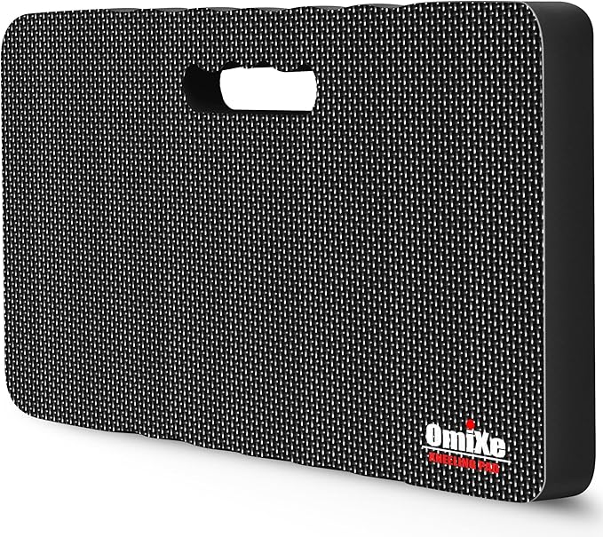 Extra Thick Kneeling Pad Comfy Foam Kneeler Mat Garden Knee Pad Cushion for Gardening Planting Yard Work Prayer Yoga Mechanic Exercise Workout Baby Bath 18 x 11 x 1.5 Inch Large Black 2 Pack