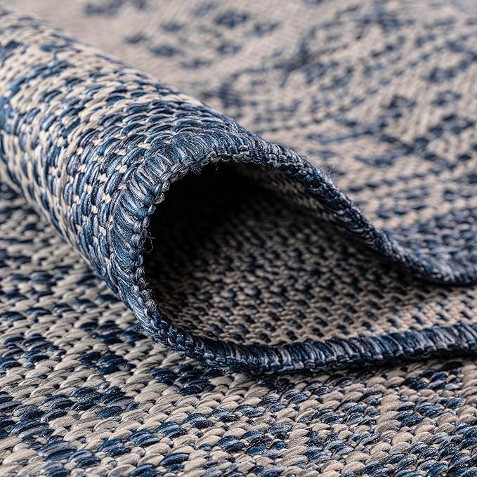 Keen Home Design Terrace Outdoor Runner Rug - 2x6 Washable Indoor/Outdoor Rug for Patio, Kitchen, Balcony, Beach, Garden, Deck and Porch, Size: 2'2"x5'7"