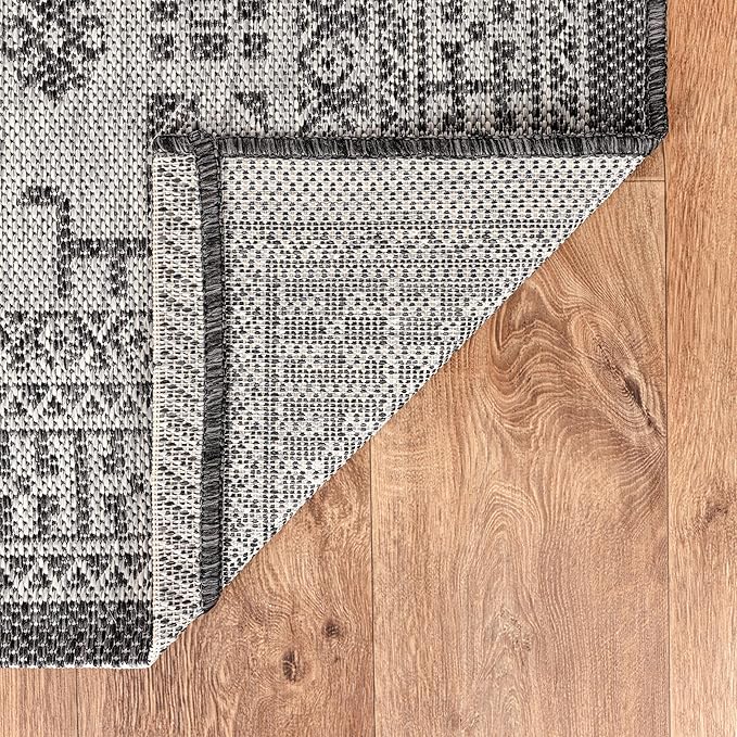 Keen Home Design Terrace Outdoor Runner Rug - 2x8 Washable Indoor/Outdoor Rug for Patio, Kitchen, Balcony, Beach, Garden, Deck and Porch, Size: 2'2"x7'7"