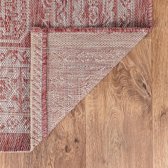 Keen Home Design Terrace Outdoor Runner Rug - 2x10 Washable Indoor/Outdoor Rug for Patio, Kitchen, Balcony, Beach, Garden, Deck and Porch, Size: 2'2"x9'11"