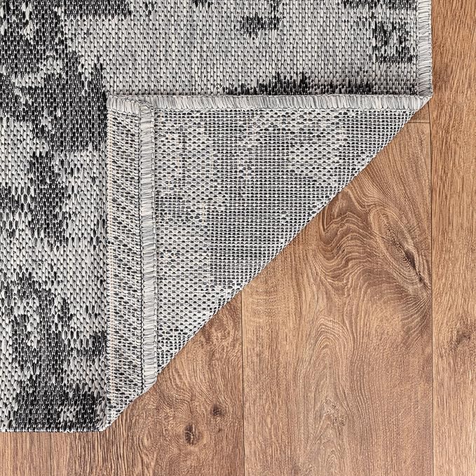 Keen Home Design Terrace Outdoor Area Rug - 9x12 Washable Indoor/Outdoor Rug for Patio, Kitchen, Balcony, Beach, Garden, Deck and Porch, Size: 8'10"x12'