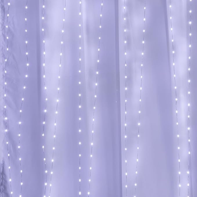 Fairy Lights Plug in,100FT 600 LEDs Waterproof String Lights,Twinkle Light with Remote for Outdoor Indoor Christmas Wedding Birthday Garden Party Decorations,2 Inch Space,Cool White