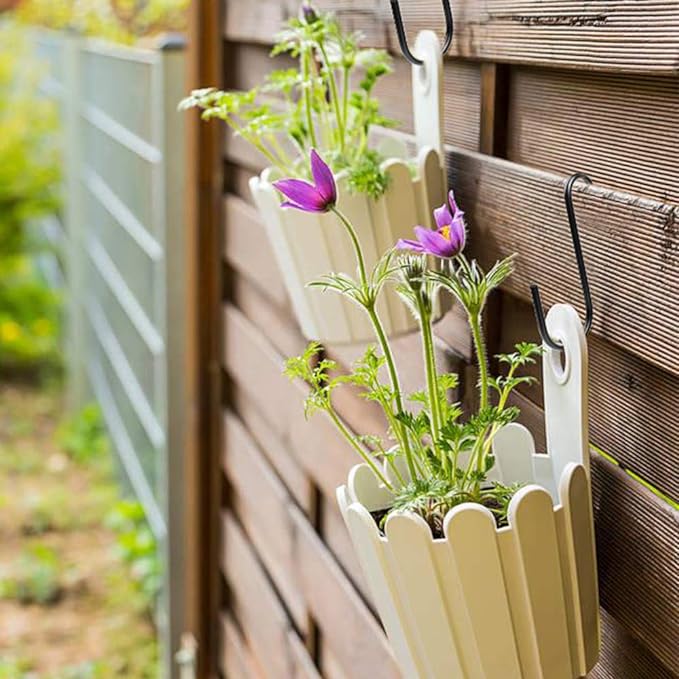 Vindar 4 Pack 6 Inches Bird Feeders Hooks Extra Large S Shape Hooks Heavy Duty S Shape Hook for Hanging Wind Chimes, Garden Ornaments, Gardening Tools, Bird House, Lanterns, Kitchenware