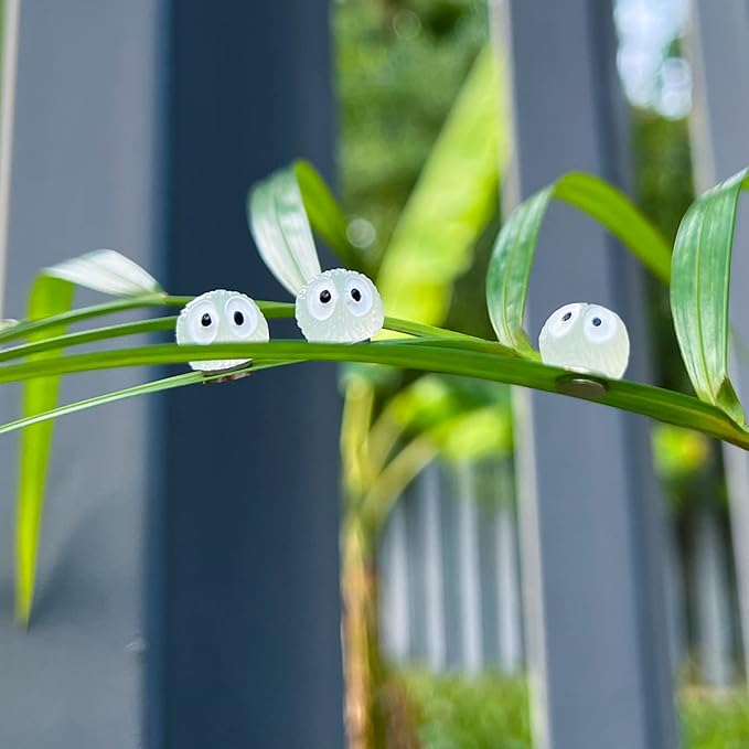 8pcs Plants Magnets Tiny Dust Bunnies Pins Charms Funny Potted Plant Safe Magnets Cute House Plant Accessories,Christmas Decoration Gift for Plants Lovers