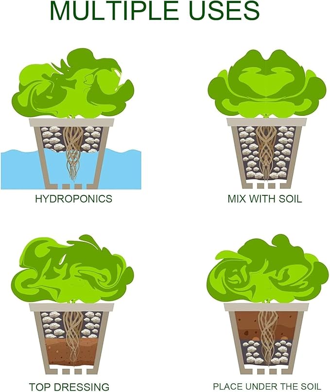 Organic Pumice for Bonsai and Horticultural 100% Natural- (1 gallons, 1/4 inch)