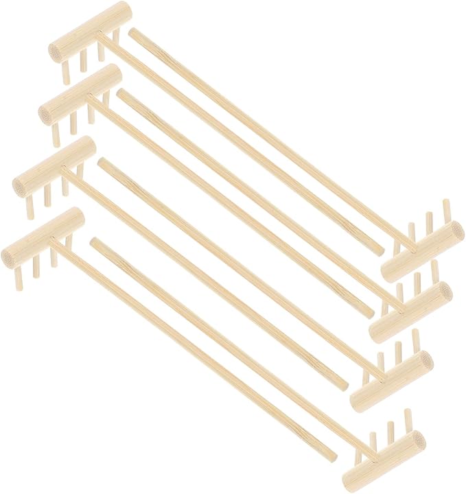 EXCEART Mini Rake Set - 24 Pcs Miniature Sand Garden Tools for Zen Meditation - Bamboo Smooth Toolkit for Kids Sand Tray