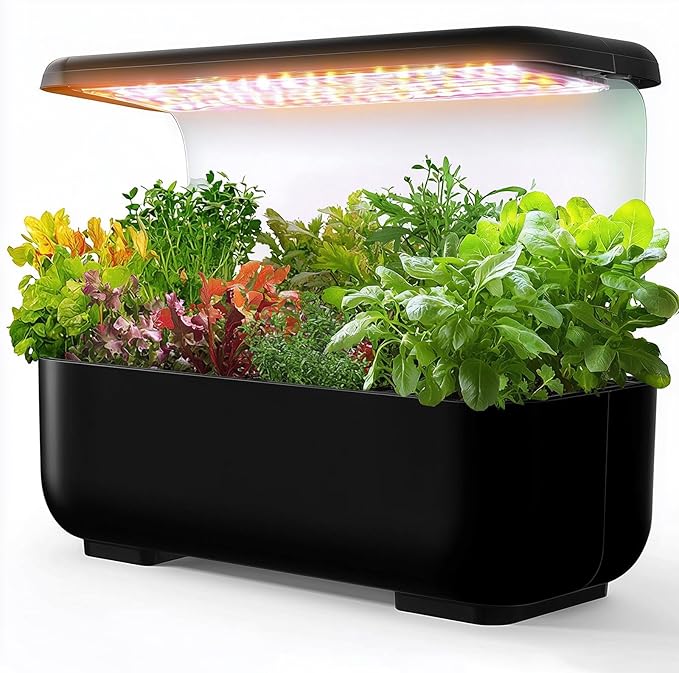 4000+ Salad Vegetable Seeds, 10 Varieties of Salad Veggies Seeds for Planting, Heirloom Seeds Gift Pack, Garden Seeds Kit for Indoor Outdoor Growing, Home Fresh Food Supply, Non-GMO