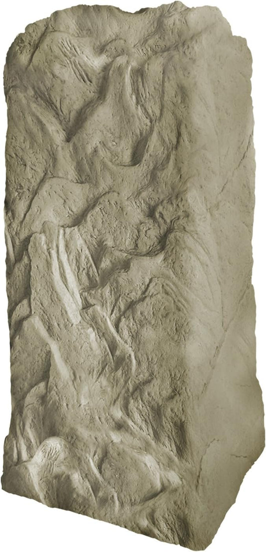 Emsco Group 2235 Natural Sandstone Appearance Utility Cover – Lightweight – Easy to Install Tall Monolith Landscape Rock