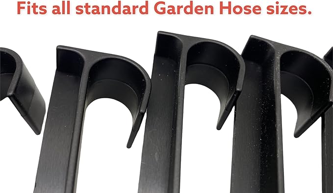 EMBerg Outdoor Drip Irrigation Tubing Garden Soaker Hose Hold-Down Anchor Stakes to Keep Your Hose Secured to The Ground - Great for Robotic Lawn Mowers! (20 Count)