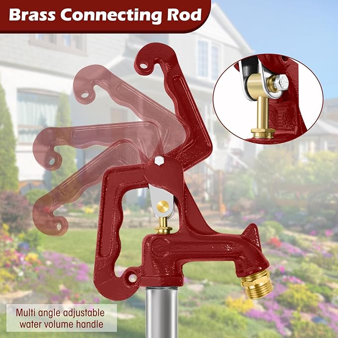 Frost Proof Yard Hydrant Frost Free Outdoor Faucet Freeze Proof Hydrant for Yard Garden Farm Pasture Irrigation,3/4" Water Faucet Pipe Connection,3.25ft Total Length 1’ Bury Depth No Lead