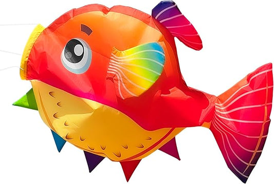 emma kites Puffer Fish Windsock Hanging Décor for Garden Backyard Balcony Porch Party Campsite Decoration 29-INCH