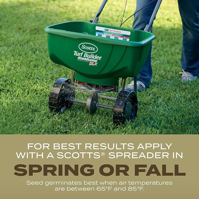 Scotts Turf Builder Grass Seed Southern Gold Mix for Tall Fescue Lawns with Fertilizer and Soil Improver, 16 lbs.