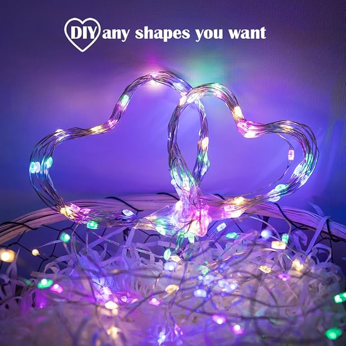 Fairy Lights Plug in,100FT 300 LEDs Waterproof Led String Lights,Twinkle Light with 8 Modes Remote for Outdoor Indoor Christmas Wedding Birthday Garden Party Decorations,Multicolor