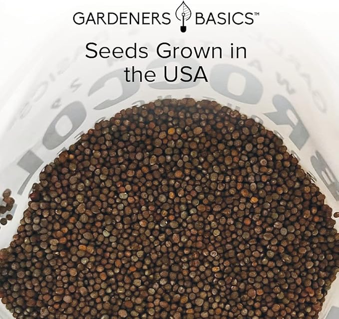 Gardeners Basics, Broccoli Seeds for Sprouting Kit and Microgreens Non-GMO, Heirloom Bulk 1 Pound Resealable Sprouts Bag