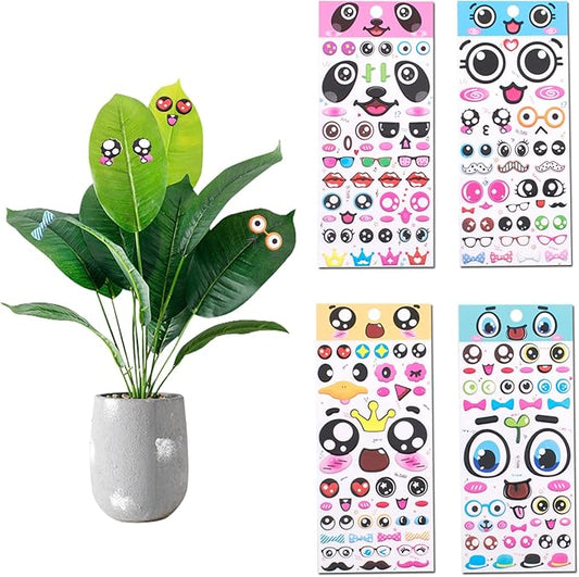 80 PCS Cute Plant Eyes for Potted Plants, Stereoscopic Eye Sticker, Perfect Indoor Plant Accessories, Ideal Unique Gifts for Plant Lovers