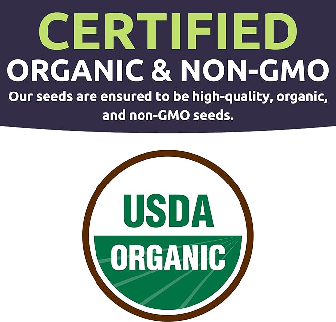 Organic Tomato Seeds Variety Pack - 10 Individual Packs - 2025 Season - Roma, Cherry, Black Krim, Yellow Pear, Pineapple and More! for Indoor & Outdoor Planting (Non-GMO, Certified Organic)